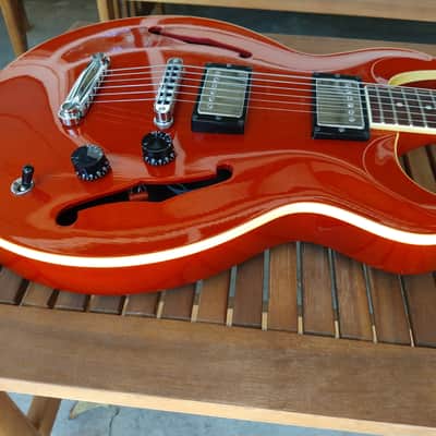 Hamer USA Newport Pro 2000/2001 Orange Sparkle Translucent OSHC SD Seth Lover Pups image 21