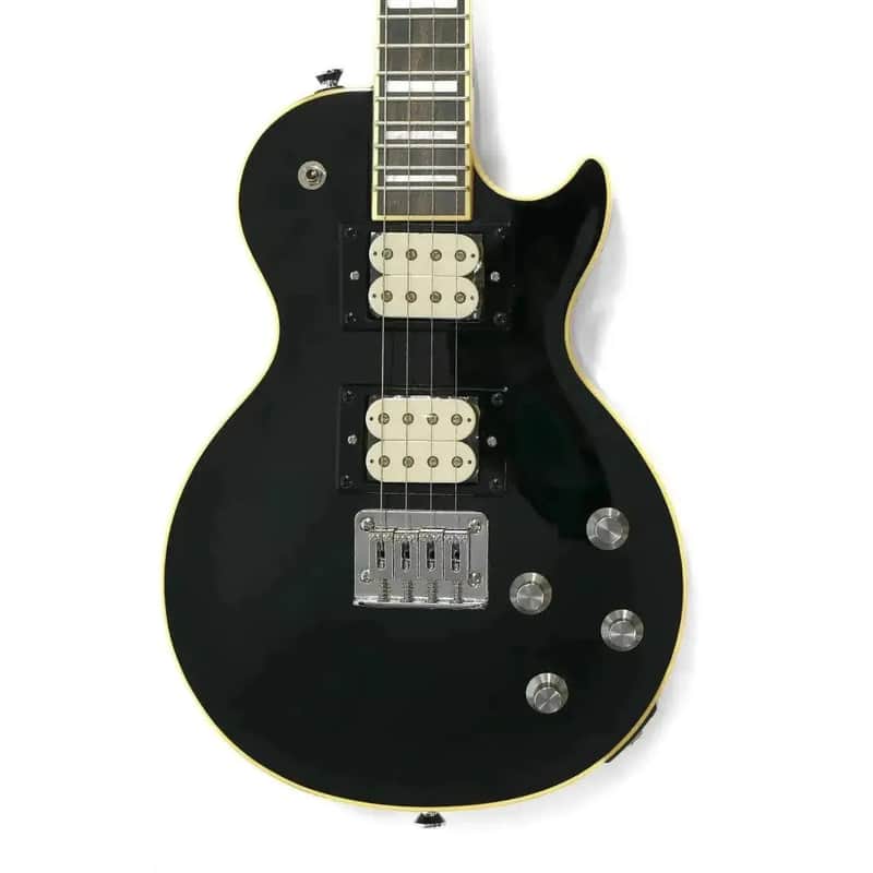 Risa LP-432-BK Black Les Paul Electric Tenor Ukulele image 1