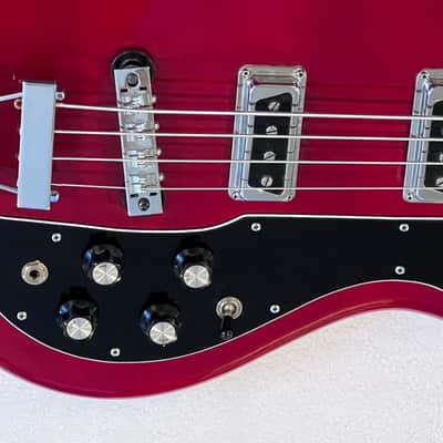 Kustom K-200 -  1968 - Translucent Cherry Bass guitar (Full restoration 100%) image 9