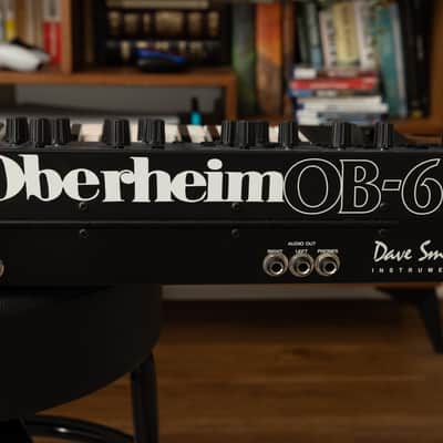 Sequential OB-6 49-Key 6-Voice Polyphonic Synthesizer 2018 - Present - Black with Wood Sides image 9
