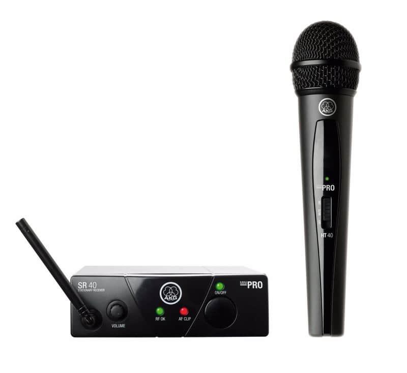 AKG WMS40-MINI-25A Vocal Handheld Wireless Microphone Mic Set image 1