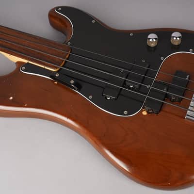 1978 Fender Precision Bass - Fretless Rosewood - Walnut / Mocha image 18