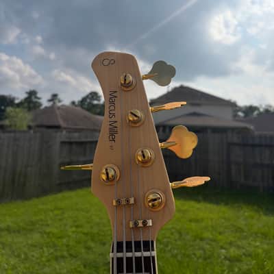 Sire 2nd Generation Marcus Miller V7 Vintage WB Ash 4-String Left-Handed with Maple Fretboard 2019 - White Blonde image 4