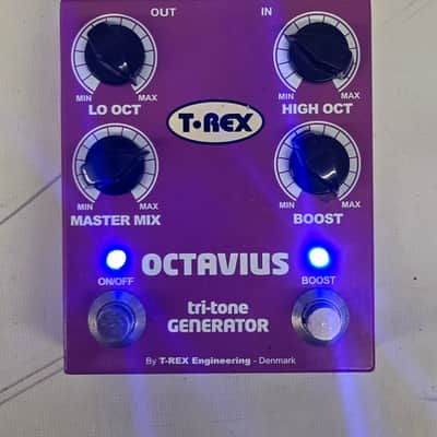 T-REX Octavius Tri Tone Generator Octaver Guitar Effects Pedal image 2