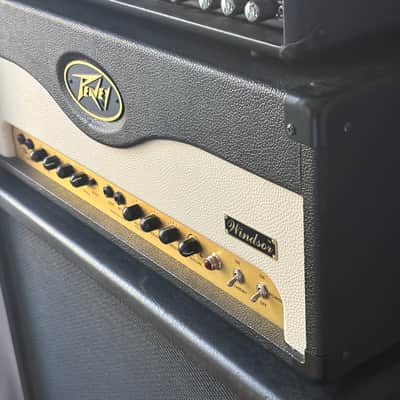 Peavey Windsor 100-Watt Guitar Head 2000s - Black and Cream image 2