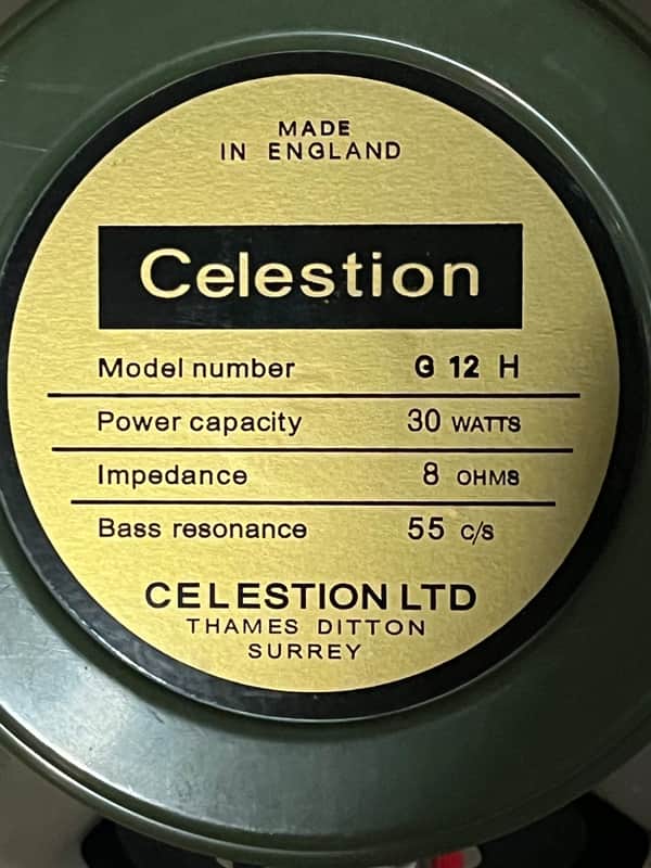 Celestion T1234 Heritage G12H-55 12" 30-Watt 8 Ohm Replacement Speaker