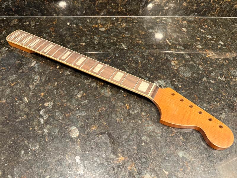 Real Life Relics Nitro 1A Curly Flame Maple Roasted Jazzmaster® Stratocaster® Style Neck Rosewood 21 Fret JMRFMR  #1 image 1
