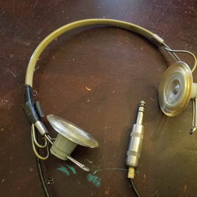AKG K50 Ultralight 400 Ohm Stereo Headphones Austria 1959 Gray Plastic and Chrome image 1