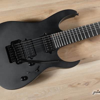 Ibanez RGRB720 RG Iron Label 7-String Tremolo Guitar – Black Flat image 8