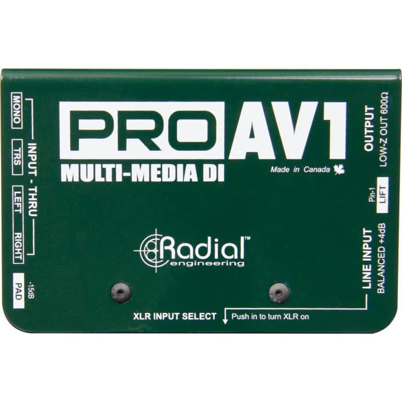 RadialPro AV1 Multi-Media Direct Output Box image 1