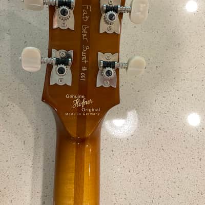 2021 Hofner 500/1 Fab Gear Ltd Ed Stage Model Beatle Bass #001! Fab Gear Burst w/OHSC, COA & Tags image 7