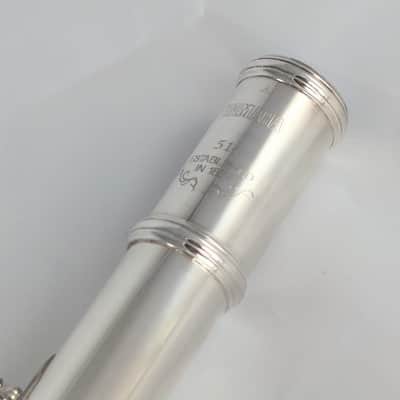Yamaha flute YFL-514 MINT condition EC cut solid silver headjoint image 9