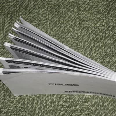 lightly handled genuine Boss Owner's Manual for RC-3 Loop Station (NO pedal / NO other items) specifically from 2012 (172 total pages cover to cover) English, German, French, Italian, Spanish, Portuguese, Dutch image 24
