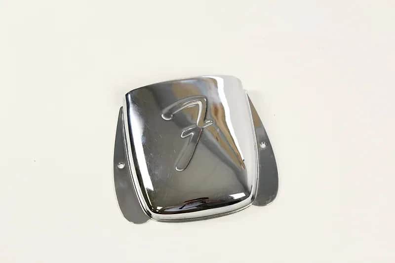 1974 Vintage Fender Jazz Bass Ash Tray Bridge COVER (1960s-1970s) Chrome USA image 1