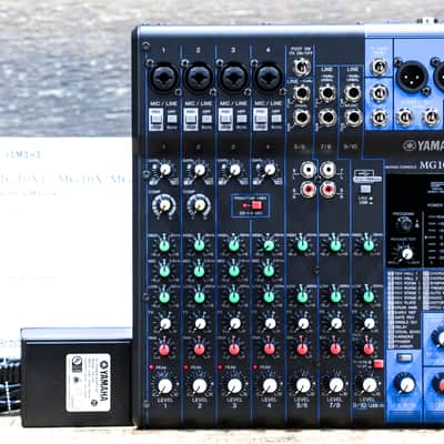 Yamaha MG10XU MG Series 10-Channel "D-PRE" Mic Preamps USB Mixing Console w/Box image 7