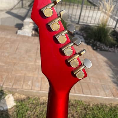 B.C. Rich Warlock NJ Series Japan 1986 - Red sparkle image 3