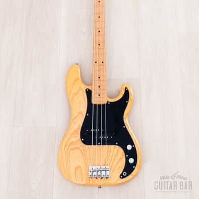 1989 Fender Precision Bass ‘70 Vintage Reissue PB70-700 Natural Ash w/ Case, Japan MIJ Fujigen image 2