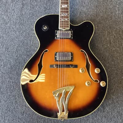 Washburn J-6S Arch Top Hollow Body Electric Guitar image 1