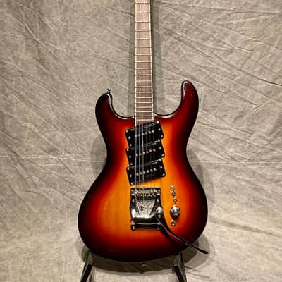 Mosrite VIII 1984 - Red burst/ Sunburst. image 1