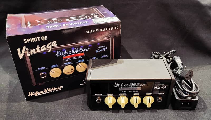 Hughes & Kettner Spirit Nano Spirit of Vintage 25-Watt Mini Guitar Amp Head 2020 - 2021 - Black image 1