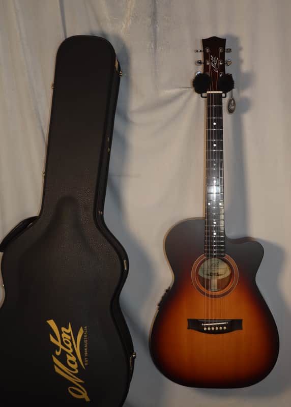 Maton SRS808C-TSB Solid Road Series Cutaway Tobacco Sunburst Satin Finish with case NEW image 1