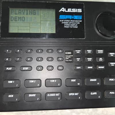 Alesis SR-16 Drum Machine 1992 Black image 11