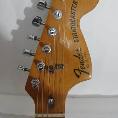 Fender Stratocaster with 3-Bolt Neck, Maple Fretboard 1973 - 1977 - Walnut (Mocha) image 7