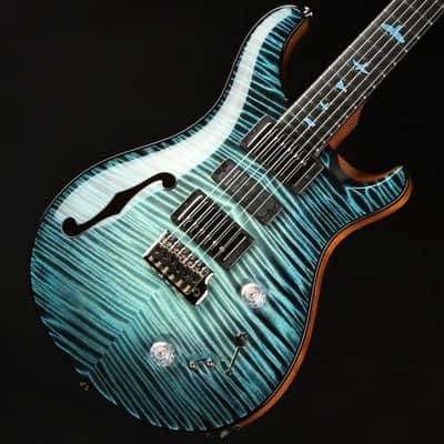 PRS Paul Reed Smith Private Stock #9021 Special Semi-Hollow F-Hole Macassar Ebony - Sub Zero Glow 2021 image 2