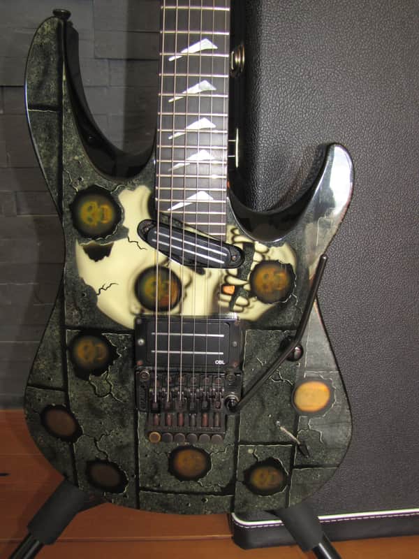 HAMER CALIFORNIAN HOLOSKULL USA VINTAGE 1992 HOLOSKULL HAND PAINTED image 1