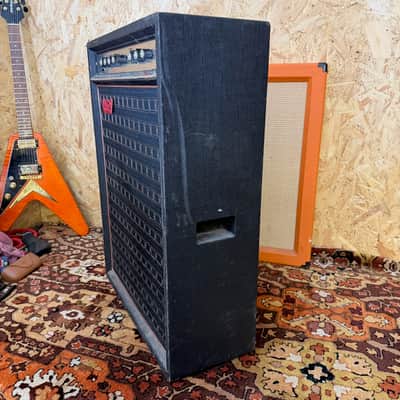 Vintage 1970s WEM Watkins Monitor Reverb Guitar Amplifier 2x12 Combo w/ Goodmans image 7