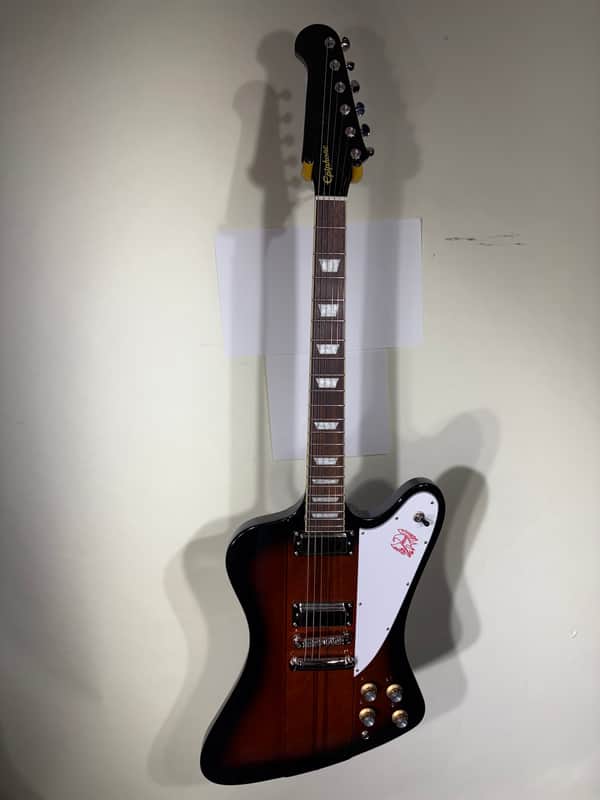 Epiphone Firebird Electric Guitar | 2022 | Vintage Sunburst | In-House Adjusted | Includes Roadrunner Case image 1