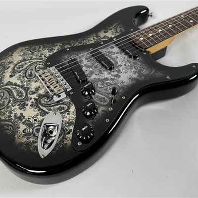 2020 Fender MIJ Limited Edition Black Paisley Stratocaster image 10