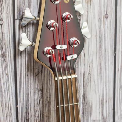 Yamaha BB405 Wine Red 5 String Bass image 4