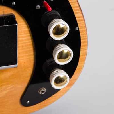 Hohner Zambesi 333 Solid Body Electric Guitar, made by Fenton-Weill (1962), period black hard shell case. image 14