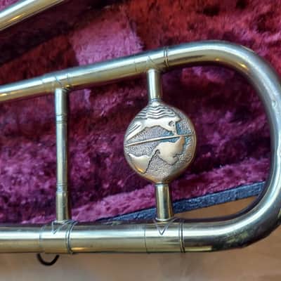 Vintage Pan American Trombone, USA, with case/mouthpiece, Good condition image 8