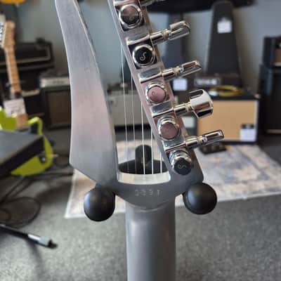 Baguley Dico-6 Brushed Aluminum Electric Guitar - Made in Germany - Includes Gig Bag image 6