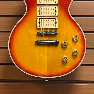 Burny RLC-75AF Ace Frehley in Cherry Sunburst 1996 w/Case MIJ image 2