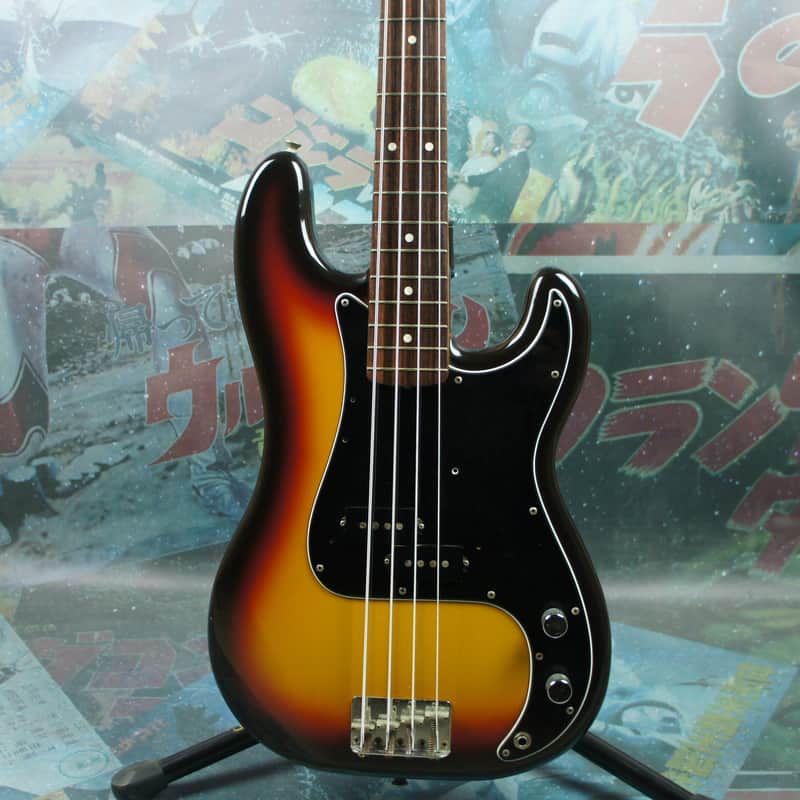 Squier Silver Series Precision Bass 1993 Sunburst MIJ Japan