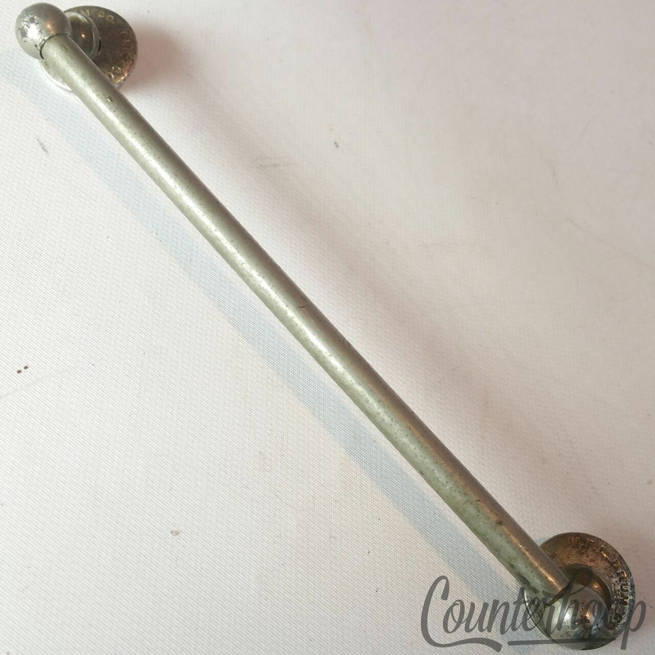 Ludwig WFL Tube Lug Nickel Marching Snare Tenor Tom Drum 6 3/4" Chicago USA 30s — main photograph