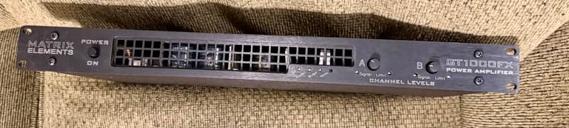 Matrix Elements GT1000fx 1u Power Amp image 1