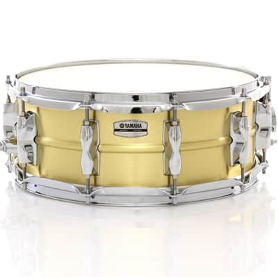 Yamaha 14 x 5.5-Inch Recording Custom Brass Snare Drum image 1
