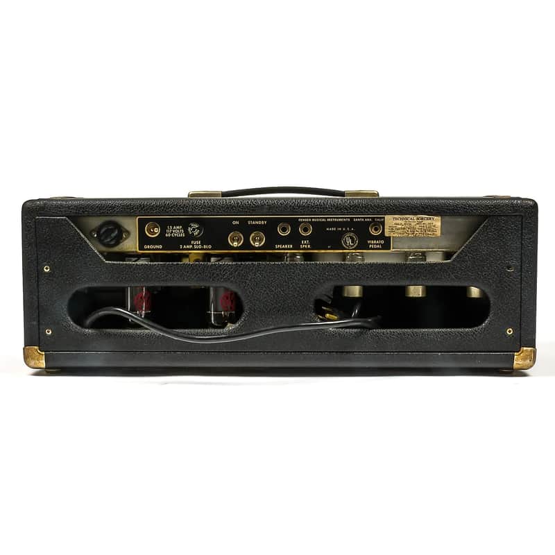 Fender Bandmaster "Drip Edge" 50-Watt 2-Channel Guitar Amp Head 1968 - 1969 image 2