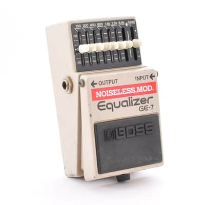 Immagine Boss GE-7 Modified Noiseless Equalizer Made in Japan 1987 Guitar Effects Pedal Used From Japan #766600 - 11