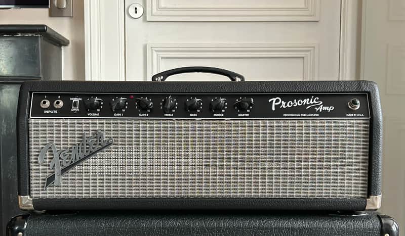 Fender Prosonic Amp 2-Channel 60-Watt Guitar Amp Head 1996 - 2001 - Black image 1
