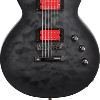 ESP LTD BB-600 Ben Burnley Signature Baritone Electric Guitar, Ebony Fingerboard, See Thru Black Sunburst Satin image 1
