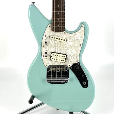 1996 Fender Kurt Cobain Japan Jagstang – 50th Anniversary - Sonic Blue image 2