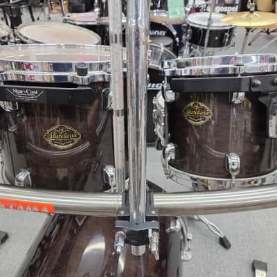 Tama StarClassic Maple 7pc with Rack 10/12/13/14/16/20/14s - Trans Black image 5