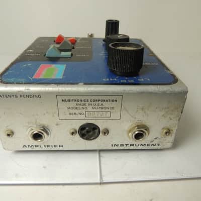 Vintage Mu-Tron III Envelope Filter Auto Wah Effects Pedal Musitronics Original image 5