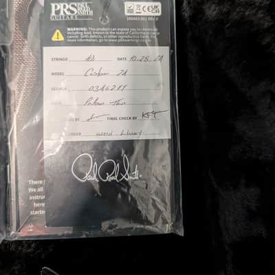 PRS Custom 24 Wood Library Black Sparkle image 9