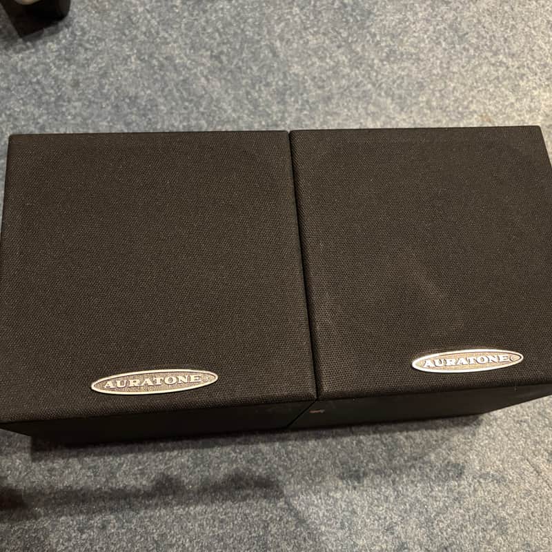 1980s Auratone SUPER SOUND CUBE TWO WAY PAIR Black